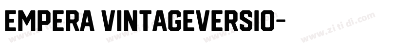 Empera VintageVersio字体转换